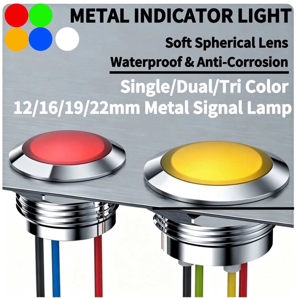 Lampe indicatrice LED métalliq - Signal Panel Orange avis et prix