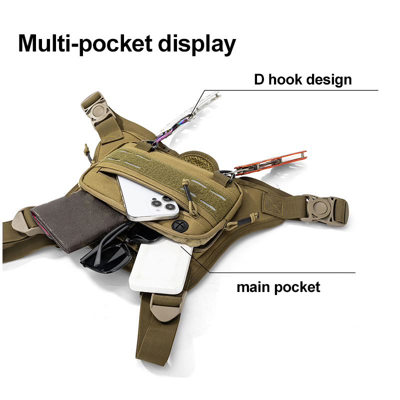 Sac de poitrine tactique, gile - Fishing Kit Compact avis et prix