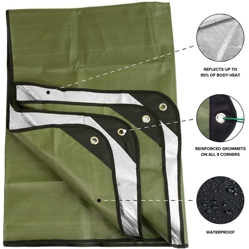 Bâche isolante réutilisable, 2 - Survival Blanket Reflective avis et prix